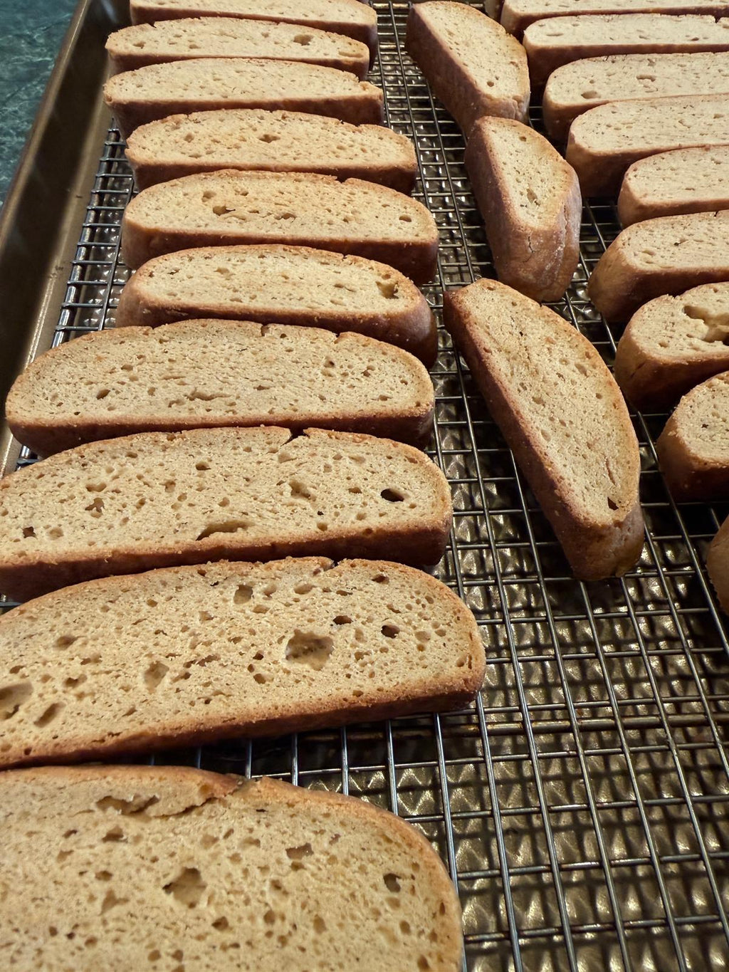 Vegan Biscotti - Plain and Dipped (GF, V)