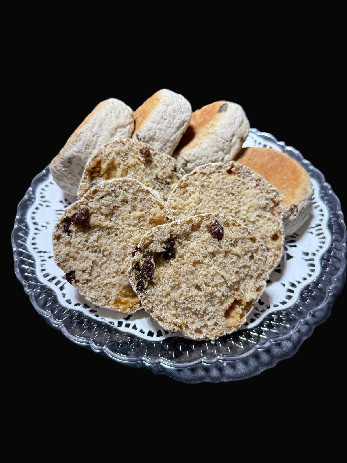 Cinnamon Raisin English Muffins (GF, V)