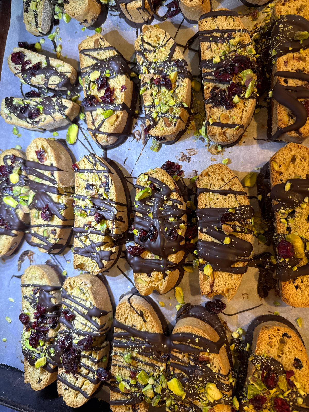 Loaded Biscotti - Plain & Dipped - Four Flavors (GF)