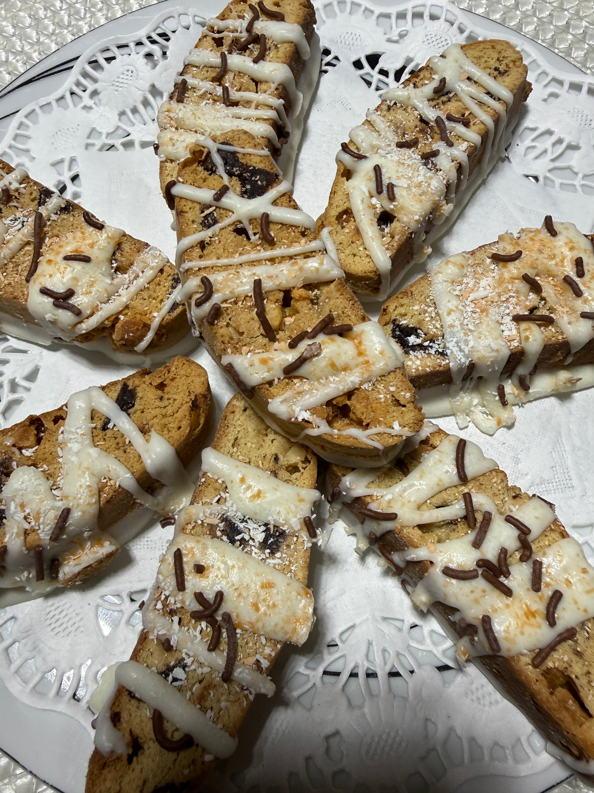 Loaded Biscotti - Plain & Dipped - Four Flavors (GF)